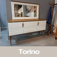 Комплект мебели комод TO-K3 и зеркало "Torino" фабрика Taranko (Польша)  