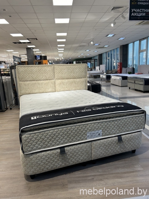 Кровать "VESTA" Dünya Yatak Турция (с матрасом и коробом для хранения) 