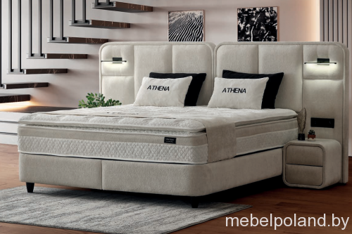 Кровать &quot;ATHENA&quot; Dünya Yatak Турция (с матрасом и коробом для хранения) 